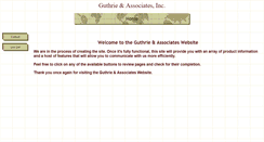 Desktop Screenshot of guthrieassociates.com