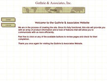 Tablet Screenshot of guthrieassociates.com